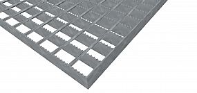 Podlahové rošty  SP-34/38-30/2 - ocel-zinkovaná - protiskluz S4 -  150x1000